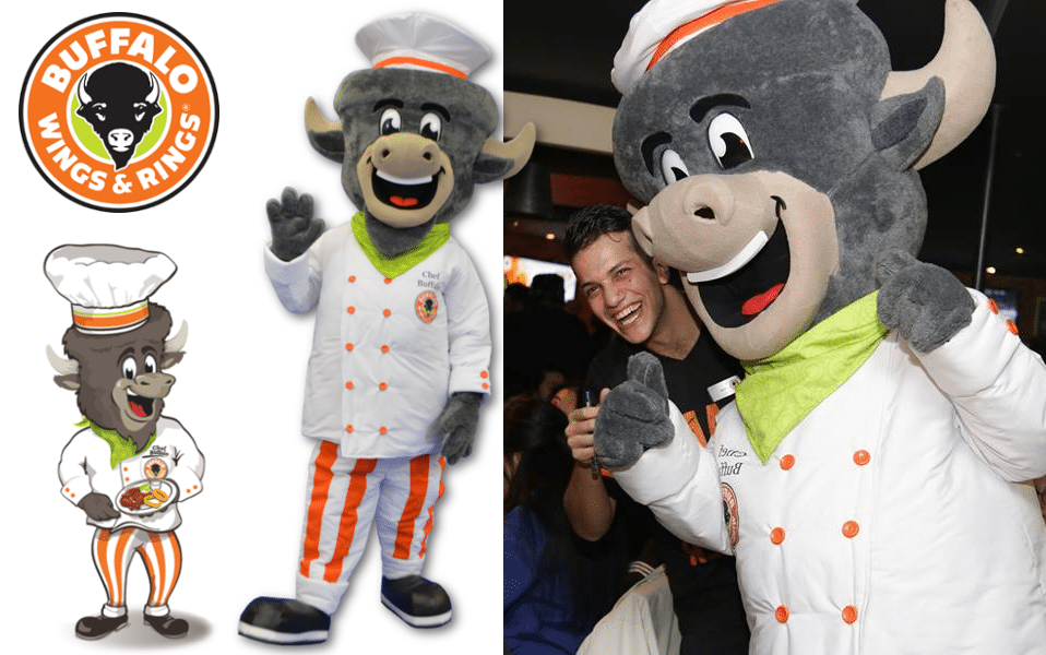 Buffalo Wings n Rings – Buffalo Promo Bears produced multiple mascots for the franchise Buffalo wings & rings
