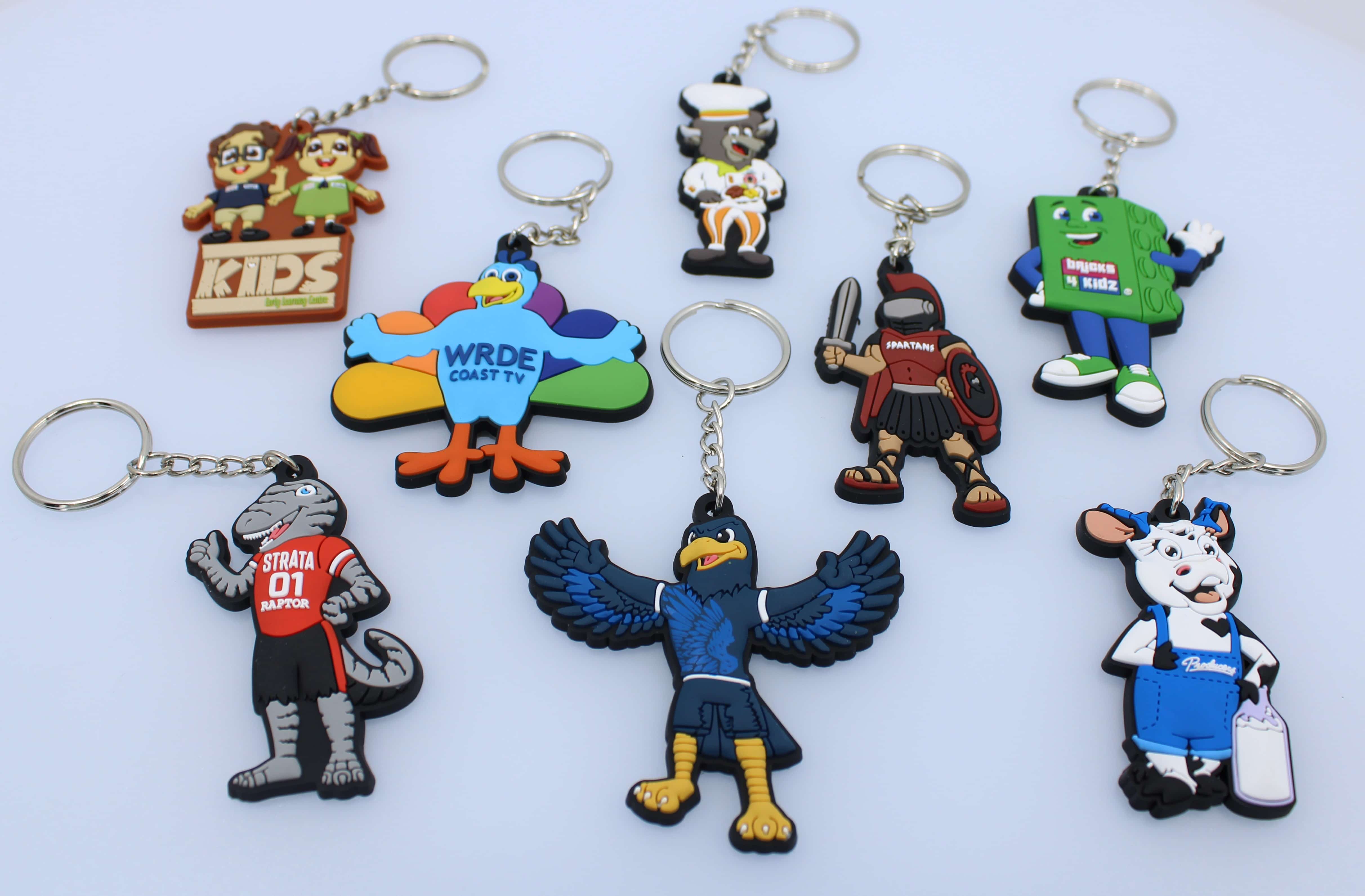 Reference Mascot Key chains 2D by Promo Bears