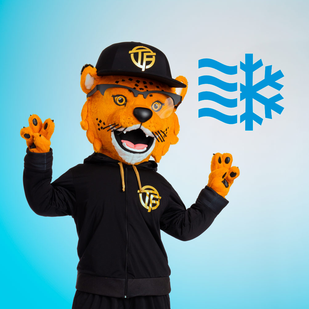 Custom-mascots-with-cooling-fan Promo Bears mascot costumes have a built-in ventilation system that helps to regulate heat