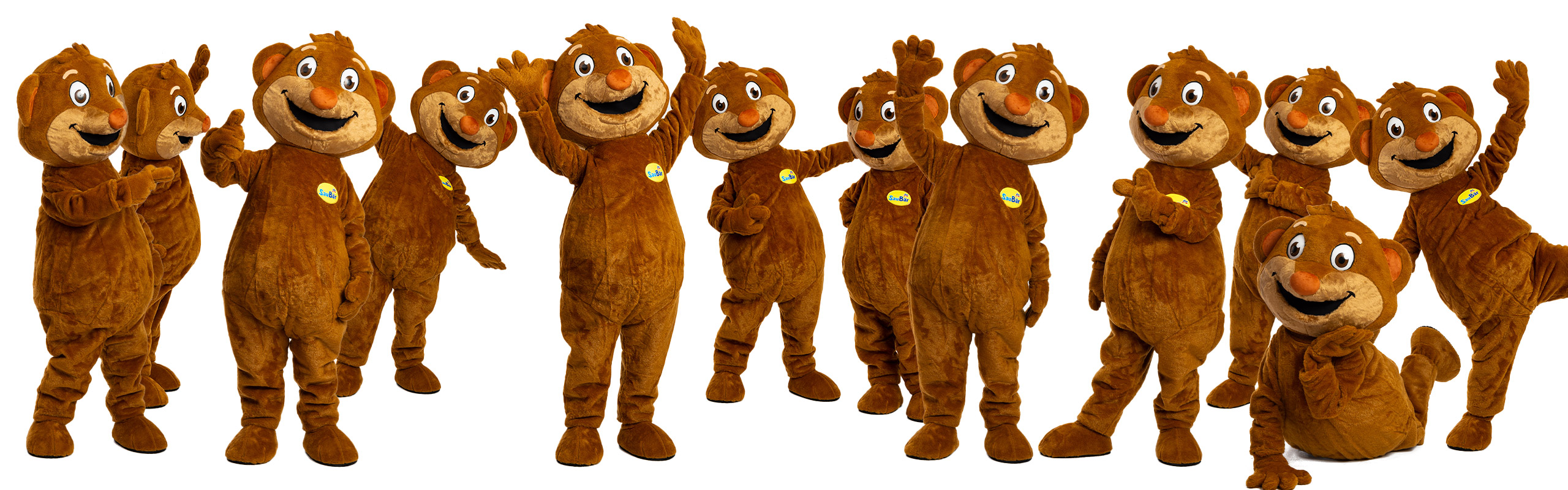 Mascot-Bulk-Order Saubär-Maskottchen für DM gefertigt in Serienproduktion