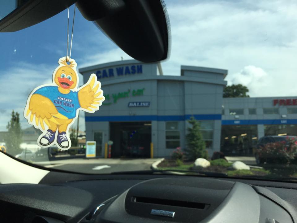 Car Air Freshener Squeaky Balise Columbus Car Wash -Promo Bears-