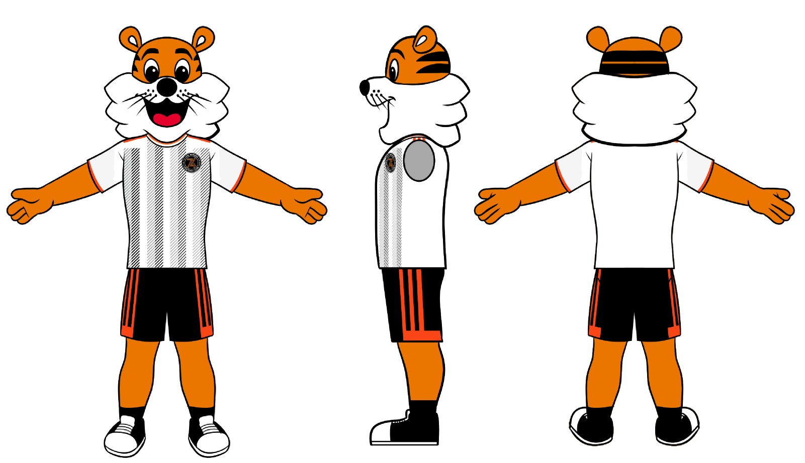 Tiger Maskottchen Design von Promo Bears