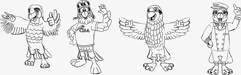 ACC15-1333-Cayman-Islands-Airport-Mascot-Design CIAA Maskottchen Calypso Hergestellt Von Promo Bears