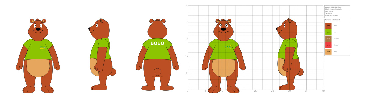 Campingplatz Kirchzarten Maskottchen Design Hergestellt Von Promo Bears