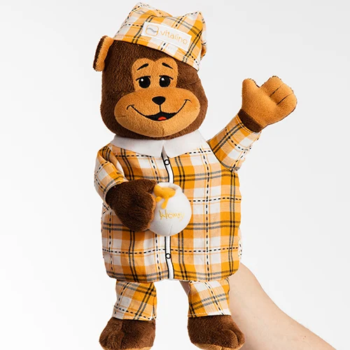 Handpuppe Bär Bären-Handpuppe maßgefertigt durch Promo Bears