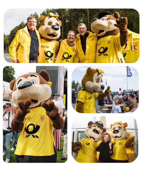 FC Deutsche Post Maskottchen Hergestellt Von Promo Bears