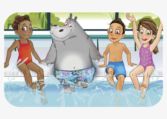 Sportfondsen Maskottchen Jip Illustration