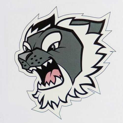 Individuelles Klebetattoo Maskottchenkopf