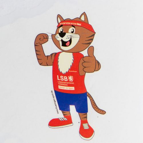 Individuelles Klebetattoo Sportmaskottchen