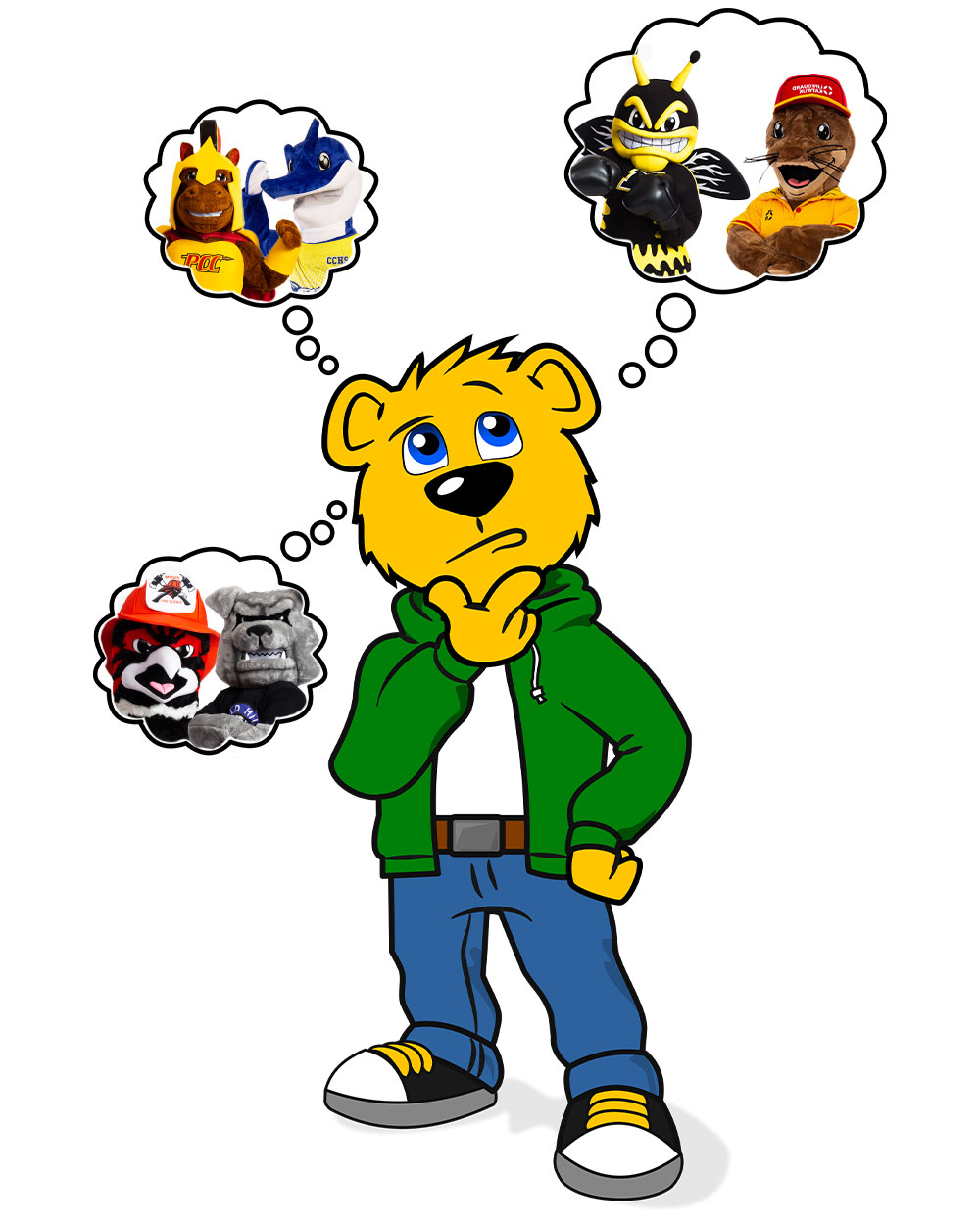 CMC-ANIMALS Our designers turn your school mascot logo into a stunning mascot costume design