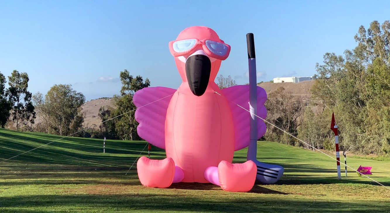 Experiential Supply Co. – 20 Ft Tall Custom Inflatable Flamingo_PromoBears-2