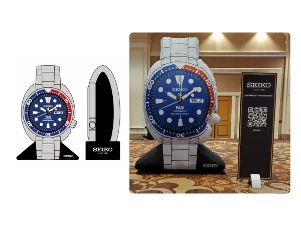 SEIKO aufblasbarer Werbeträger Design