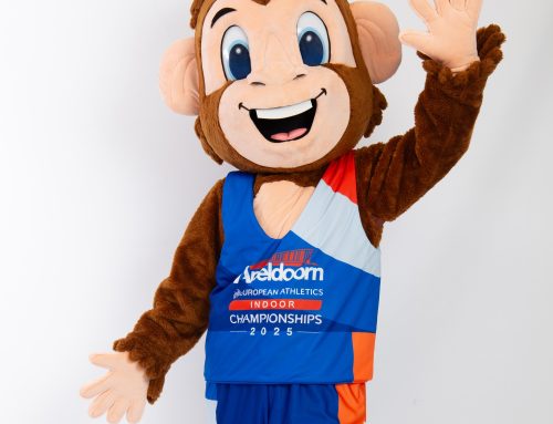 Champ der Affe für die Europameisterschaften der Leichtathletik