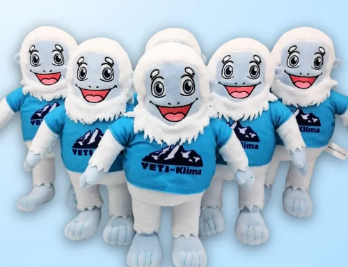 Wie ein individuelles Kuscheltier das Maskottchen von Yeti Klima online und offline zum Leben erweckte